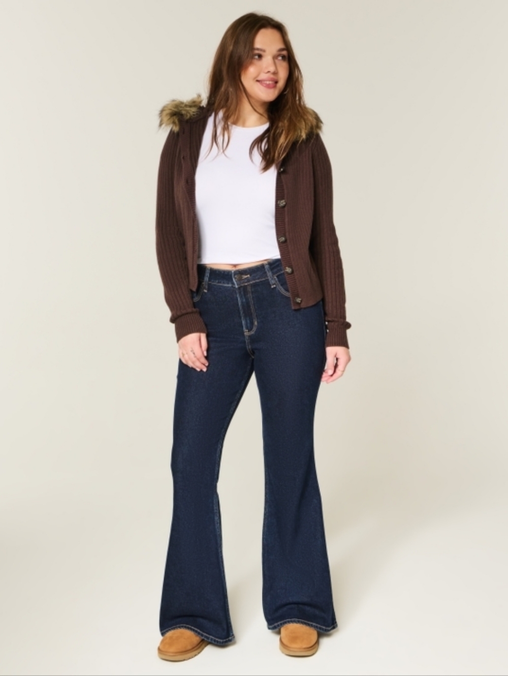 Hollister Curvy High Rise Flare Jeans